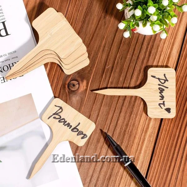 Зображення Таблички для маркування рослин та насіння  (3 шт).