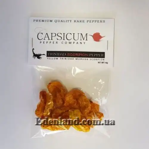 Изображение Перец Тринидад Моруга Скорпион Желтый - Capsicum Trinidad Moruga Scorpion Yellow